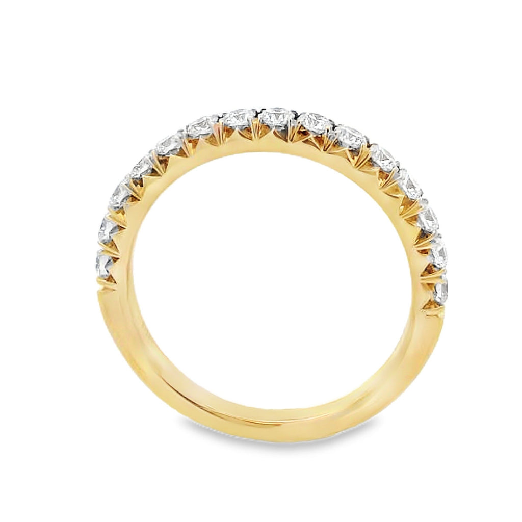 14K Yellow Gold Diamond Wedding Band – 0.50 CTW
